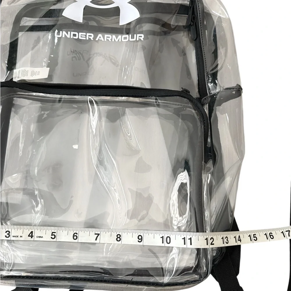 Under Armour Transparent Backpack with Black Accents, EUC, Unisex Backpack - Picture 4 of 10